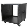 StarTech.com Rack 9U à Châssis Ouvert avec Roulettes - Armoire Portable à 4 Montants et 23" de Profondeur pour Équipement