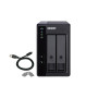 QNAP TR-002 storage drive enclosure HDD/SSD enclosure Black 2.5/3.5"