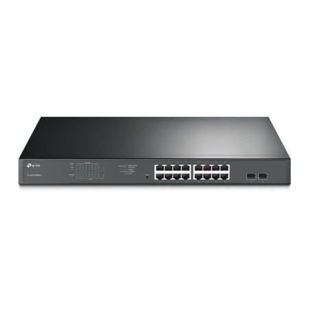 TP-Link TL-SG1218MPE Managed L2 Gigabit Ethernet (10/100/1000) Power over Ethernet (PoE) 1U Black
