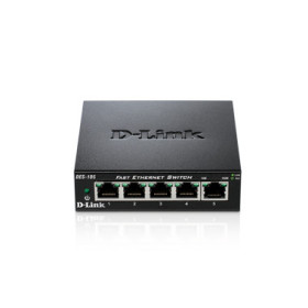 D-Link DES-105 commutateur réseau Non-géré Noir