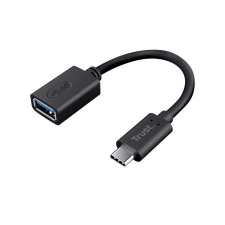 Trust 20967 USB cable 3.54" (0.0900 m) USB C USB A Black