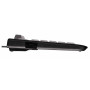 CHERRY KC 1000 SC clavier Universel USB AZERTY Belge Noir