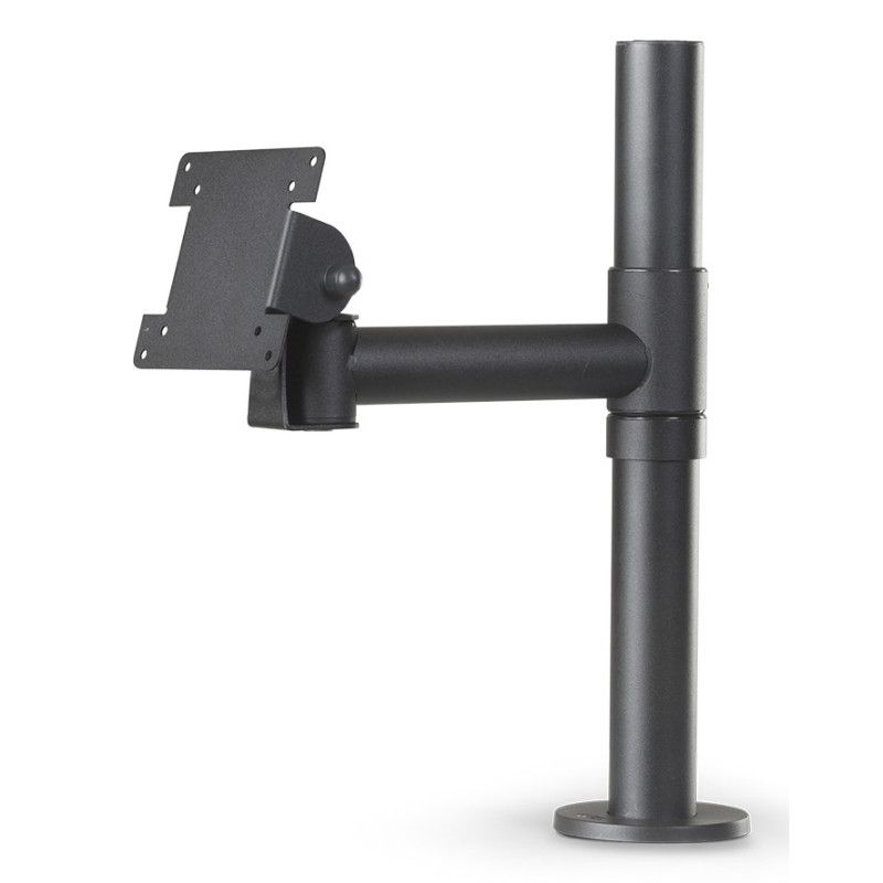 Ergonomic Solutions SpacePole POS SPV1104-FX-02 POS system accessory Black Metal 26.5 lbs (12 kg) 2.95 x 2.95" (75 x 75 mm)