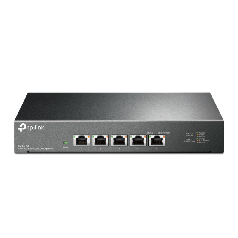 TP-Link TL-SX105 network switch Unmanaged 10G Ethernet (100/1000/10000) Black