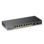 Zyxel GS1100-10HP v2 Non-géré Gigabit Ethernet (10/100/1000) Connexion Ethernet, supportant l'alimentation via ce port (PoE)