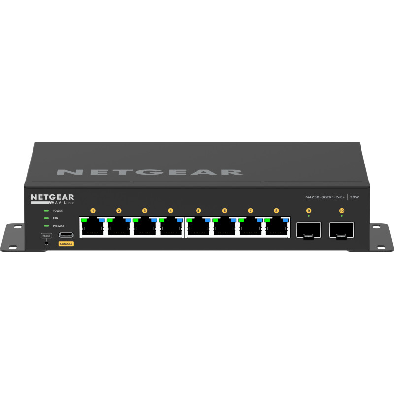 NETGEAR GSM4210PX-100EUS commutateur réseau Géré L2/L3 Gigabit Ethernet (10/100/1000) Connexion Ethernet, supportant
