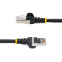 StarTech.com NLBK-150-CAT6A-PATCH networking cable Black 59.1" (1.5 m) S/FTP (S-STP)