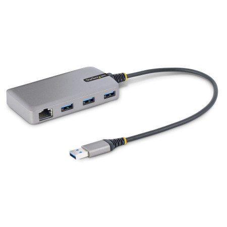 StarTech.com 5G3AGBB-USB-A-HUB laptop dock/port replicator Wired USB 3.2 Gen 1 (3.1 Gen 1) Type-A Gray