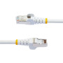 StarTech.com Câble Ethernet CAT6a 50cm - Low Smoke Zero Halogen (LSZH) - 10 Gigabit 500MHz 100W PoE RJ45 S/FTP Cordon de
