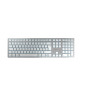 CHERRY KW 9100 SLIM FOR MAC clavier Universel USB + Bluetooth QWERTY Nordique Argent