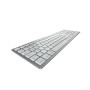 CHERRY KW 9100 SLIM FOR MAC keyboard Universal USB + Bluetooth QWERTY Nordic Silver