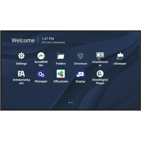 Viewsonic CDE7530 signage display 75" Wi-Fi 450 cd/m² 4K Ultra HD Black Built-in processor Android 11