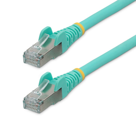 StarTech.com NLAQ-1M-CAT6A-PATCH networking cable Aqua color 39.4" (1 m) S/FTP (S-STP)