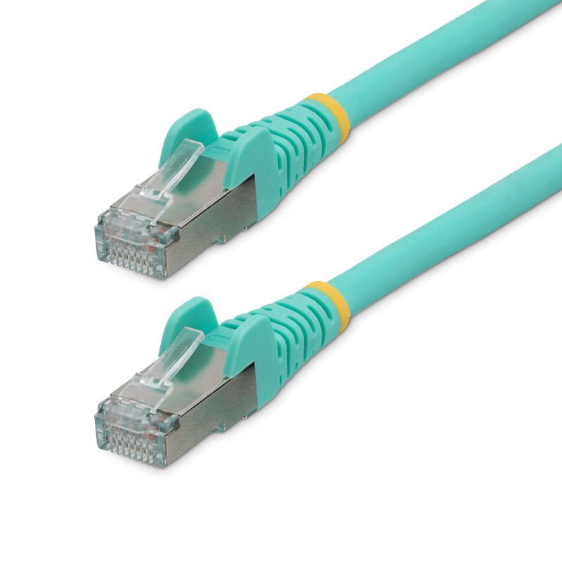 StarTech.com Câble Ethernet CAT6a 1,5m - Low Smoke Zero Halogen (LSZH) - 10 Gigabit 500MHz 100W PoE RJ45 S/FTP Cordon de