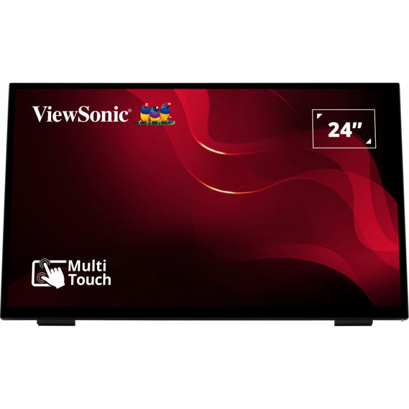 Viewsonic TD2465 signage display Interactive flat panel 24" LED 250 cd/m² Full HD Black Touchscreen