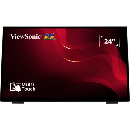 Viewsonic TD2465 Écran d'affichage dynamique Écran plat interactif 61 cm (24") LED 250 cd/m² Full HD Noir Écran tactile