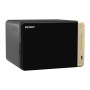 QNAP TS-664 NAS Tower Intel® Celeron® N5095 8 Go DDR4 0 To QNAP QTS Noir, Bronze