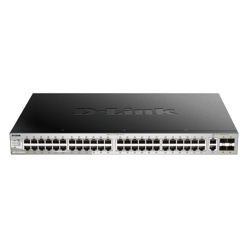 D-Link DGS-3130-54TS/E network switch Managed L3 Gigabit Ethernet (10/100/1000) Gray