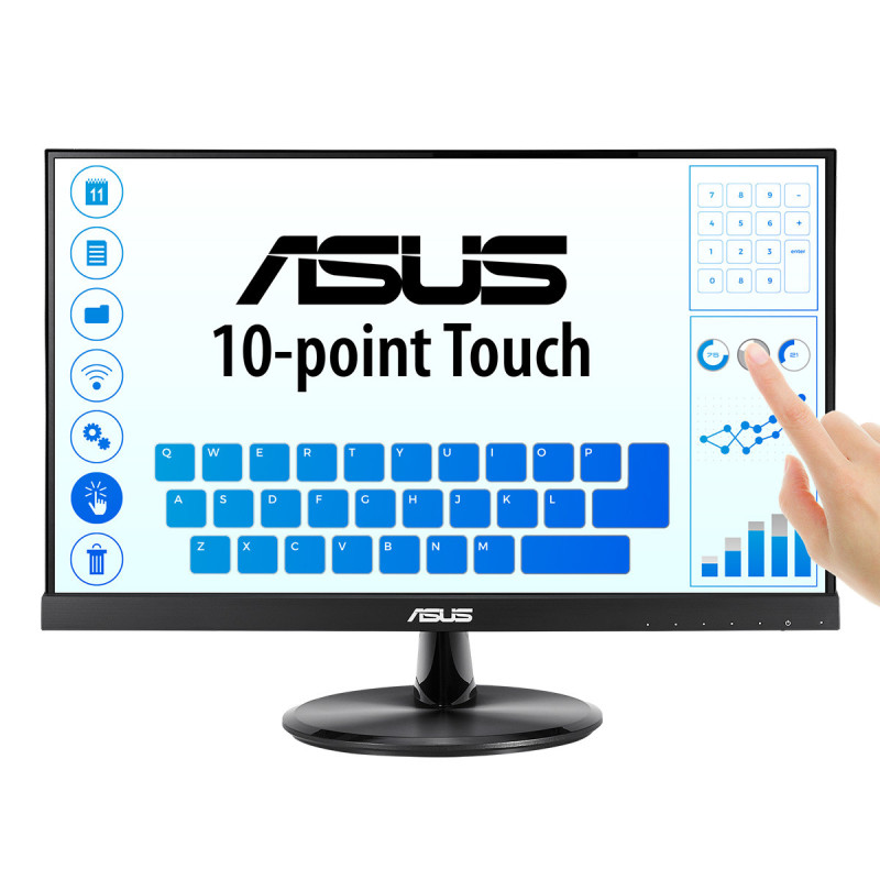 ASUS VT229H computer monitor 21.5" 1920 x 1080 pixels Full HD LED Touchscreen Black