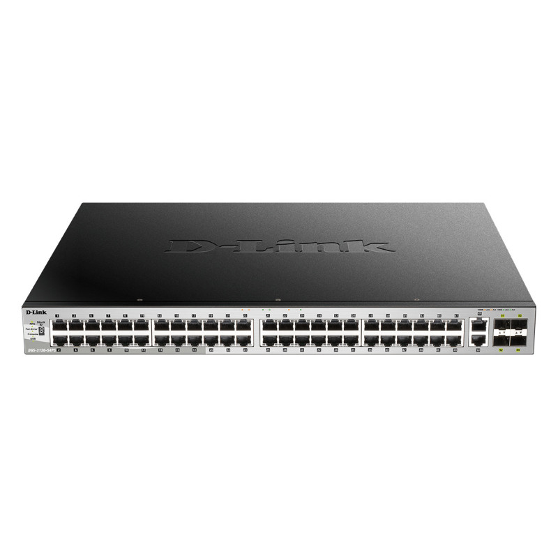 D-Link DGS-3130-54PS/E commutateur réseau Géré L3 Gigabit Ethernet (10/100/1000) Connexion Ethernet, supportant l'alimentation