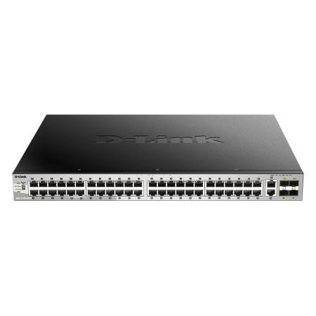D-Link DGS-3130-54PS/E commutateur réseau Géré L3 Gigabit Ethernet (10/100/1000) Connexion Ethernet, supportant l'alimentation