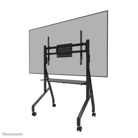 Neomounts FL50-525BL1 Support au sol mobile pour écran 55-86" - étagère multimédia incluse - installation rapide - TÜV