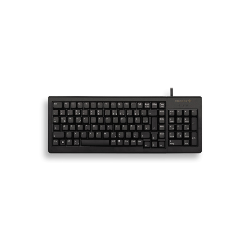 CHERRY XS G84-5200 COMPACT KEYBOARD, Clavier filaire miniature, USB/PS2, noir, AZERTY - FR