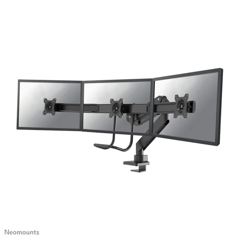Neomounts NM-D775DX3BLACK Support d'écran à fixer 17-27" - ressort à gaz - Topfix - arrêt 180°