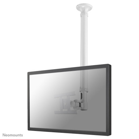 Neomounts FPMA-C100WHITE Support de plafond pour écran de 10-30" - h79-129 cm