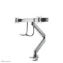 Neomounts NM-D775DXSILVER Support d'écran à fixer 10-32" - ressort à gaz - Topfix - arrêt 180°