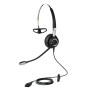 Jabra 2486-820-209 écouteur/casque Avec fil Minerve, Crochets auriculaires, Arceau Bureau/Centre d'appels Noir, Argent