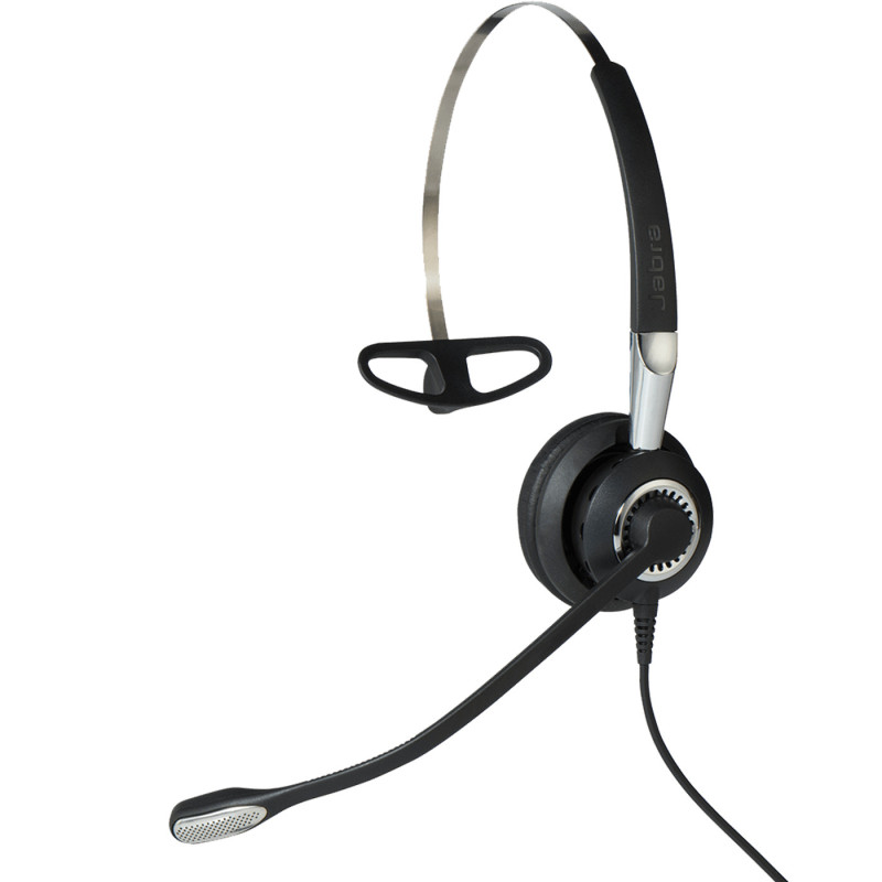 Jabra 2406-820-204 headphones/headset Wired Neck-band, Ear-hook, Head-band Office/Call center Black, Silver