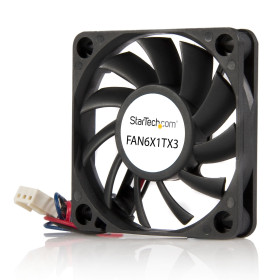 StarTech.com FAN6X1TX3 computer cooling system Computer case Fan 2.36" (6 cm) Black