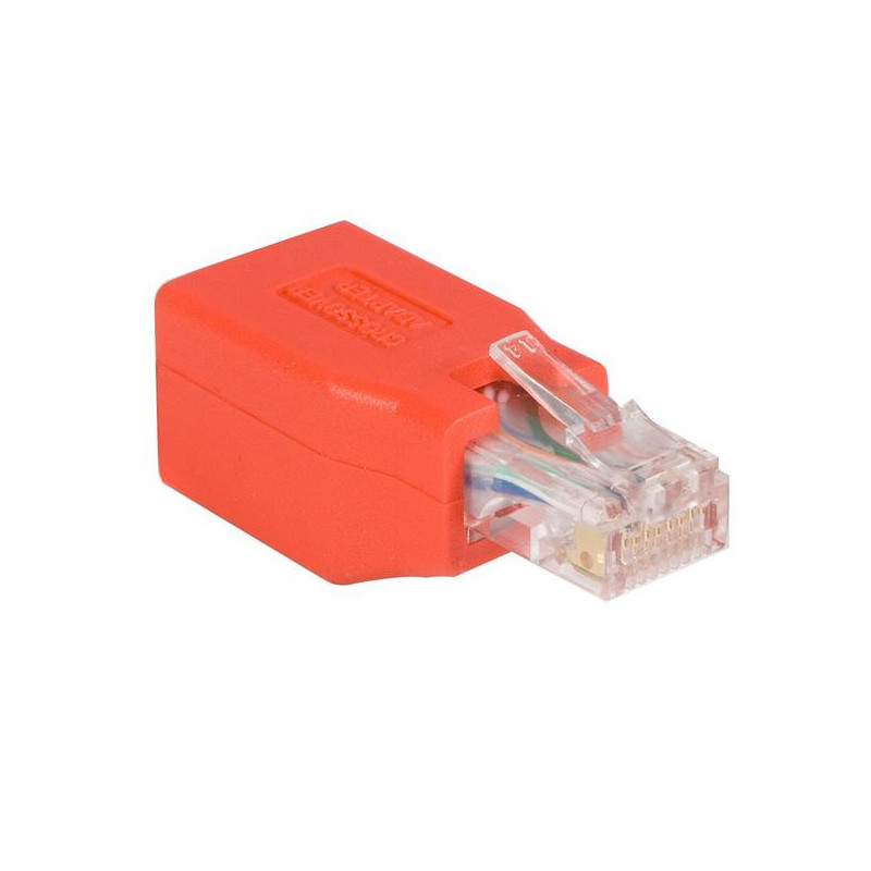 StarTech.com C6CROSSOVER cable gender changer RJ-45 Red