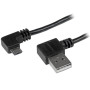 StarTech.com USB2AUB2RA2M USB cable USB 2.0 78.7" (2 m) USB A Micro-USB B Black