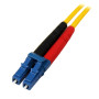 StarTech.com Câble Réseau Fibre Optique LC vers LC Mâle / Mâle - Duplex Monomode 9/125 LSZH - Jaune 10 m