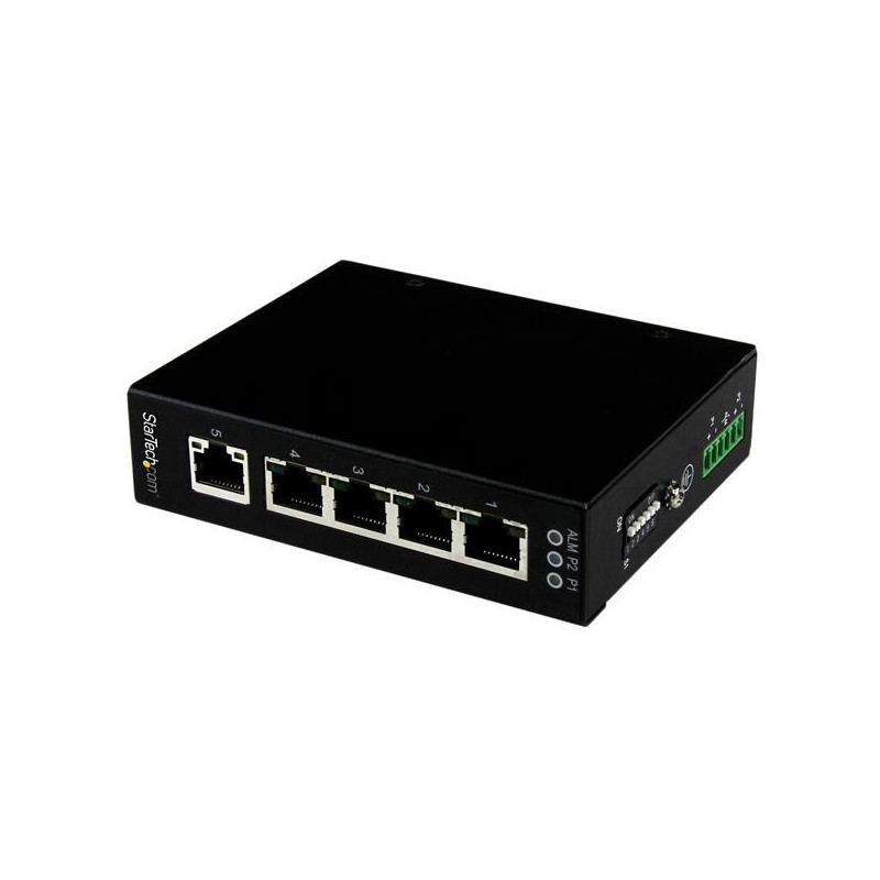 StarTech.com IES51000 network switch Unmanaged Gigabit Ethernet (10/100/1000) Black