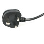 StarTech.com PXTNB2SUK1M power cable Black 39.4" (1 m) BS 1363 C7 coupler