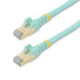 StarTech.com 6ASPAT2MAQ networking cable Turquoise 78.7" (2 m) Cat6a U/FTP (STP)
