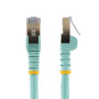 StarTech.com Câble réseau Cat6a STP blindé sans crochet de 2 m - Aqua