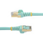 StarTech.com 6ASPAT1MAQ networking cable Turquoise 39.4" (1 m) Cat6a U/FTP (STP)