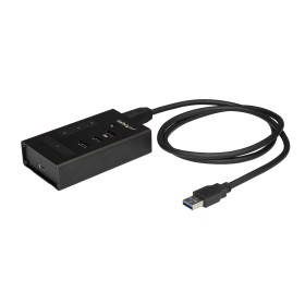 StarTech.com Hub USB 3.0 4 Ports - USB-A vers 3x USB-A et 1x USB-C - Hub Commercial USB en Métal- SuperSpeed USB 3.2 Gen 1