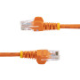 StarTech.com Câble réseau Cat5e sans crochet de 50 cm - Orange