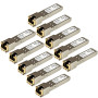 StarTech.com J8177C10PKST network transceiver module Copper 1000 Mbit/s SFP