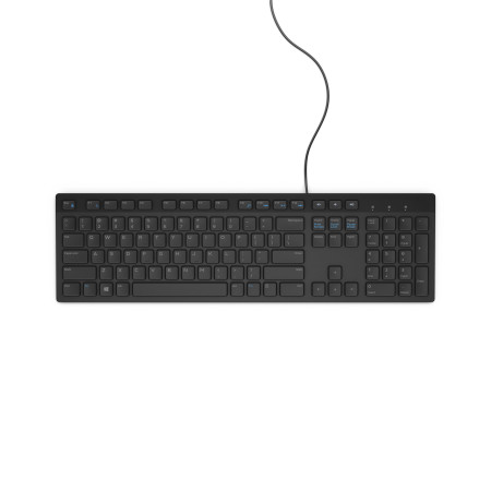 DELL KB216 clavier Universel USB QWERTY US International Noir