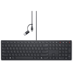 DELL KB525C clavier Bureau USB QWERTY US International Noir