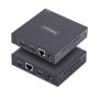 StarTech.com Extender KVM HDMI sur Réseau IP, 4K 60Hz, Sans Pilote, HDMI et USB sur Ethernet/CAT6, AVoIP, Kit Émetteur et
