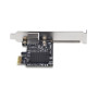 StarTech.com Carte Réseau PCIe Gigabit 5G à 1 Port, Carte LAN PCI Express 5G/2,5G/1G/100M/10M, Realtek RTL8126, Windows et