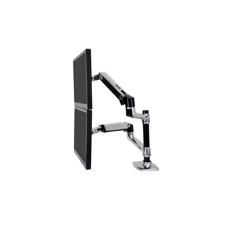 Ergotron LX Series Dual Stacking Arm 61 cm (24") Bureau Argent