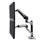Ergotron LX Series Dual Stacking Arm 61 cm (24") Bureau Argent